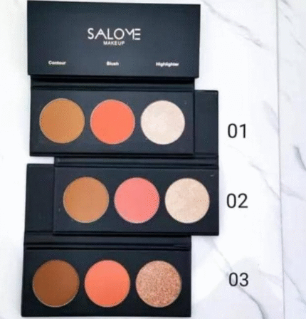 *Contour * blush * Higligter*