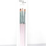 Pinceles para Gel x3 Kolinsky